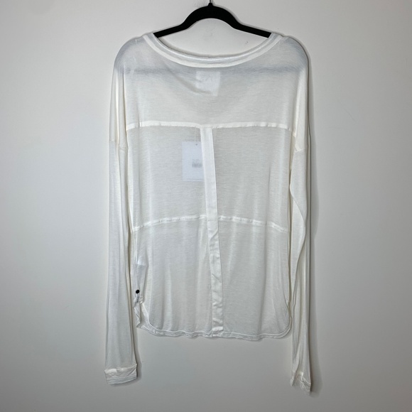 Revolve One Teaspoon Soho Fine Wool Grandpa Top Long Sleeves Ivory Size XXS - Picture 14 of 16
